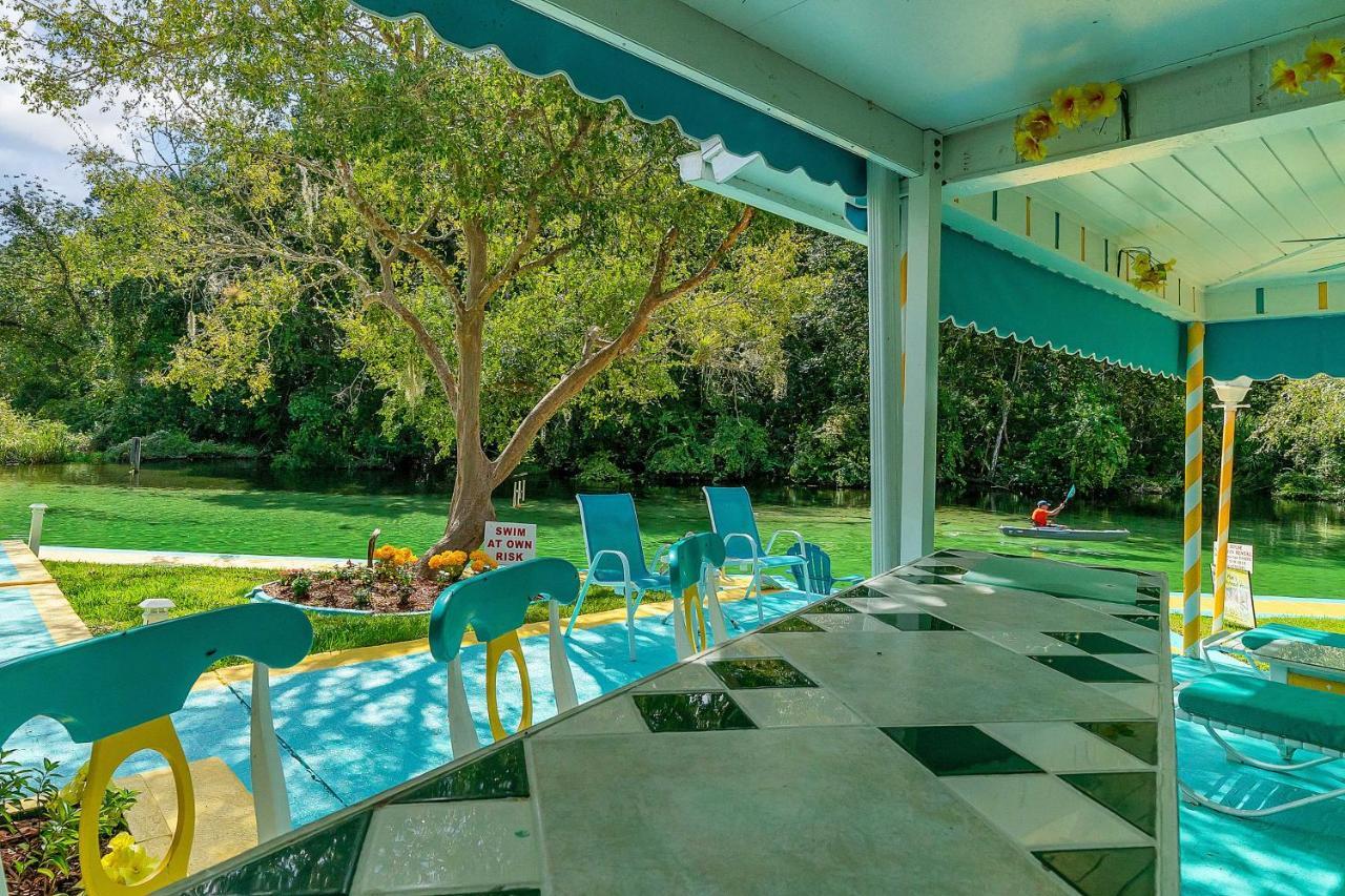 דירות וויקי וואצ'י Pams Mermaid House With Riverfront Yard And Lanai! מראה חיצוני תמונה